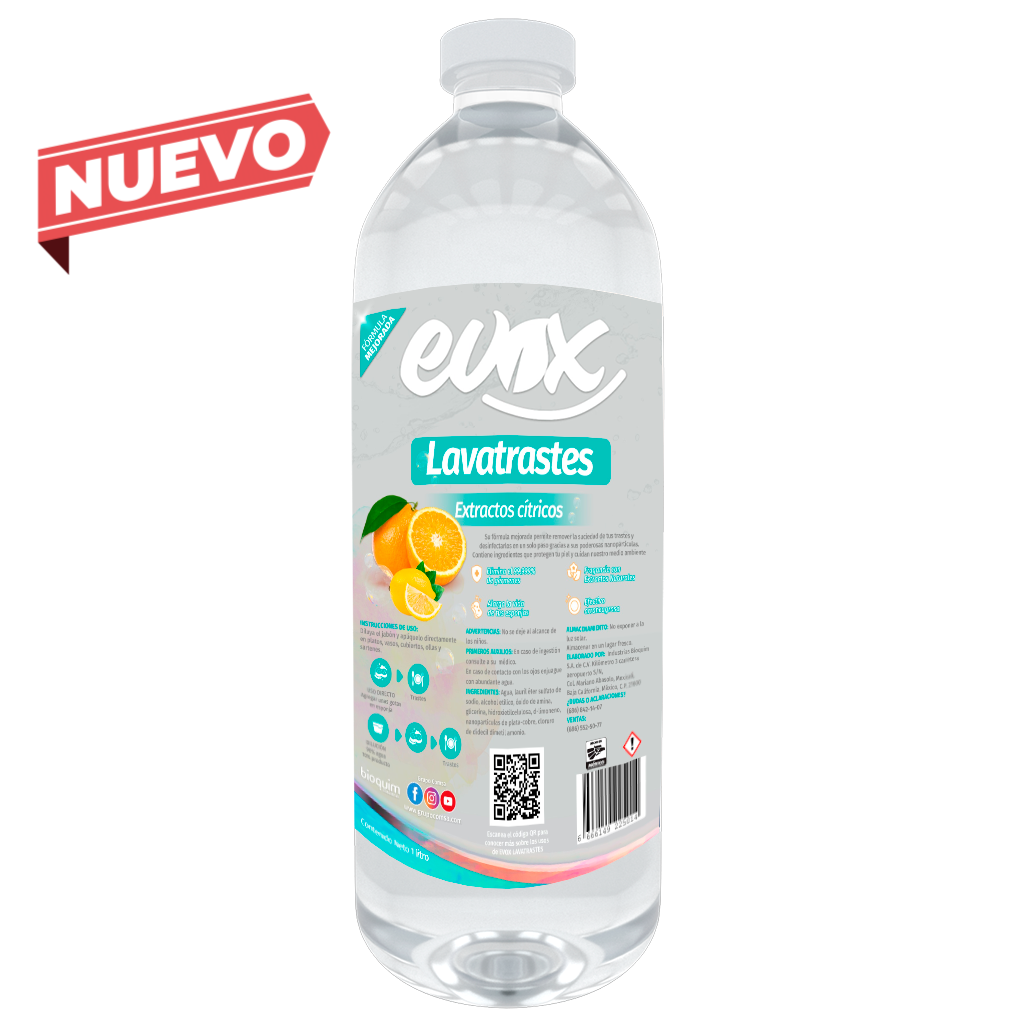 Evox Neutralizador de Olores Desinfectante Citrus 1 Litro – GRUPO COMSA