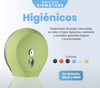 Despachador Signature Higiénico Maxi Azul - Pieza