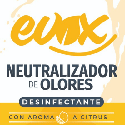 Evox Neutralizador De Olores Desinfectante CITRUS - Litro Con Atomizador - Grupo COMSA