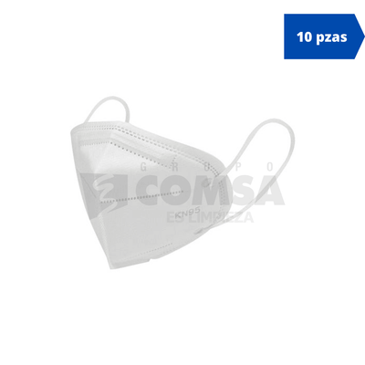Cubre Boca / Mascarilla KN95 - Paquete Con 10 pzas - Grupo COMSA