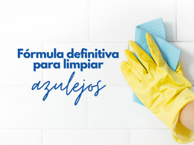 Fórmula definitiva para limpiar azulejos de baño y cocina.