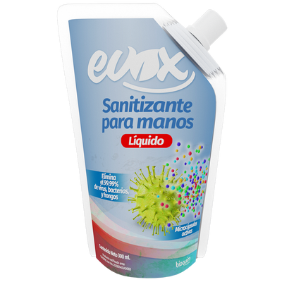 Evox Sanitizante Para Manos Concentrado Liquido - Pouch - Grupo COMSA