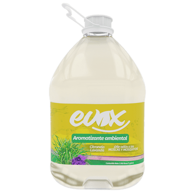 Evox Aromatizante Ambiental Lavanda-Citronela ¡Dile Adiós A Los Mosquitos! - Galón - Grupo COMSA