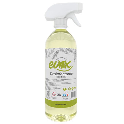 Evox Desinfectante Herbal Romero - Litro Con Atomizador - Grupo COMSA
