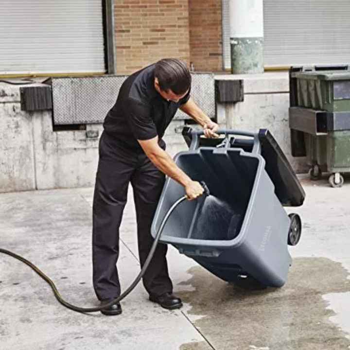 Contenedor Brute Rollout con Tapa 50 Gal Gris Rubbermaid – GRUPO