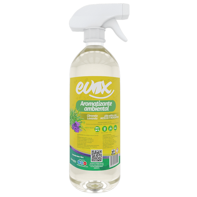 Evox Aromatizante Ambiental Lavanda-Citronela ¡Dile Adiós A Los Mosquitos! - Grupo COMSA