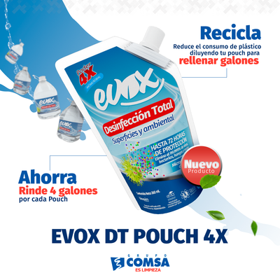Evox Desinfeccion Total Concentrado 4X – Pouch