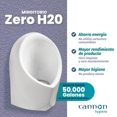 Mingitorio Sin Agua Modelo Zero H2O ZL-28 Marmara - En STOCK