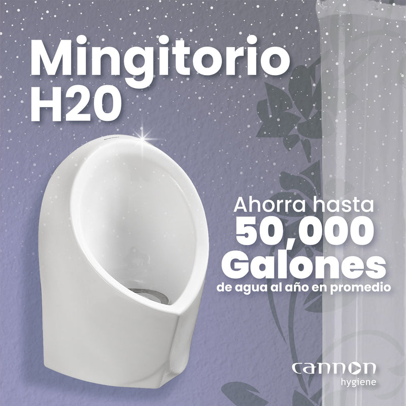 Mingitorio Sin Agua Modelo ZM-25 Coral - En STOCK