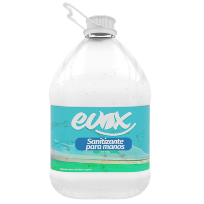 Evox Sanitizante Para Manos En GEL - Galón (antibacterial) - Grupo COMSA