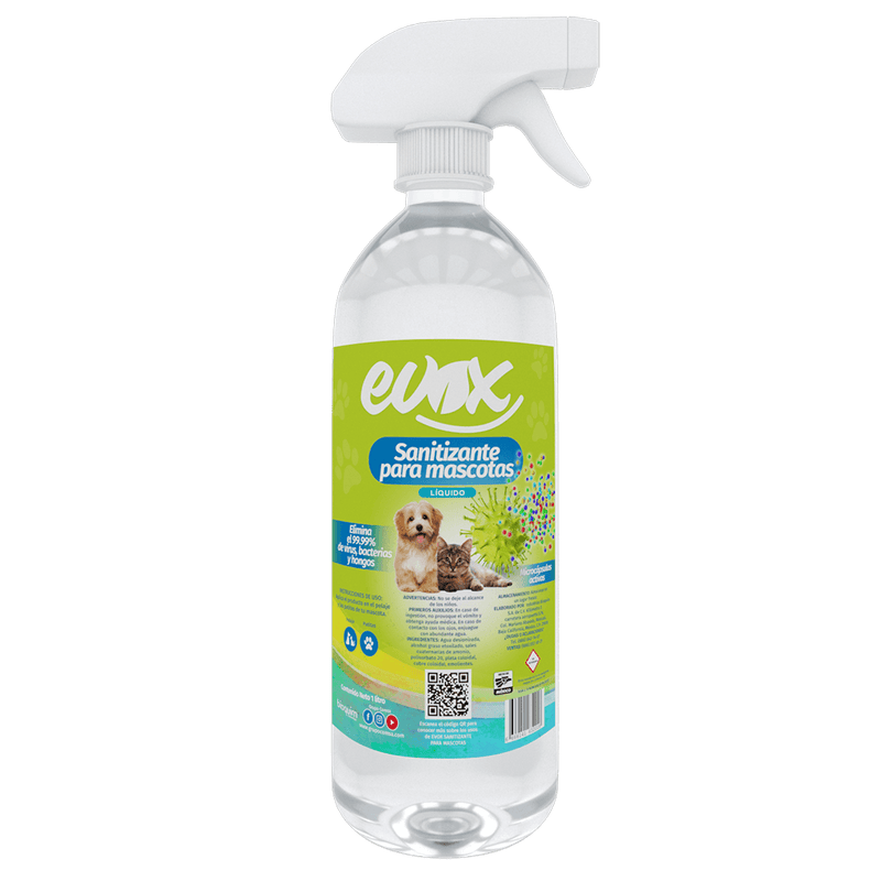 Evox Desinfectante Para Mascotas - Litro Con Atomizador - Grupo COMSA