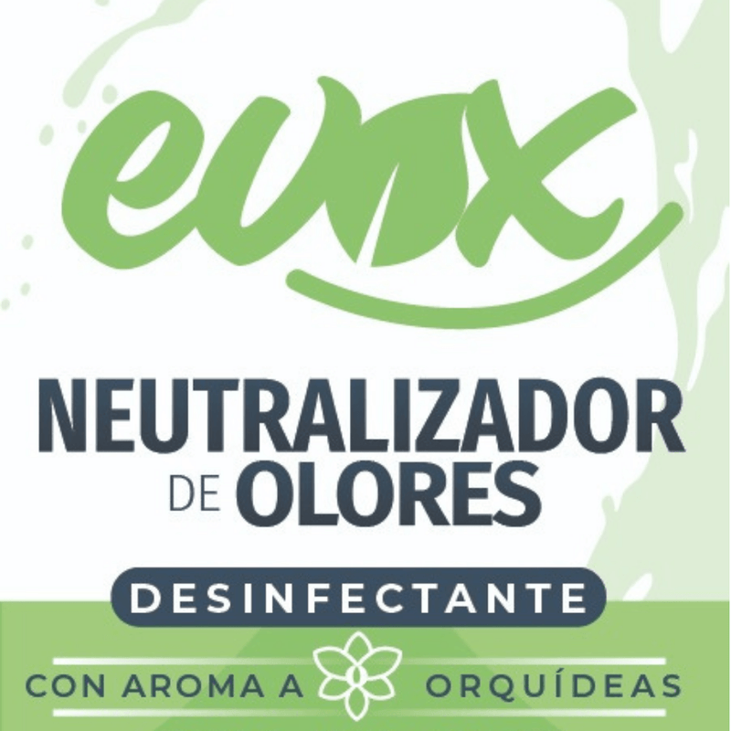Evox Neutralizador De Olores Desinfectante ORQUÍDEAS BLANCAS - Galón - Grupo COMSA