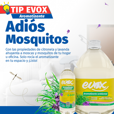 Evox Aromatizante Lavanda-Citronela ¡Adiós Mosquitos!