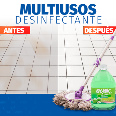 Evox Multiusos Desinfectante Manzana Verde - Galón