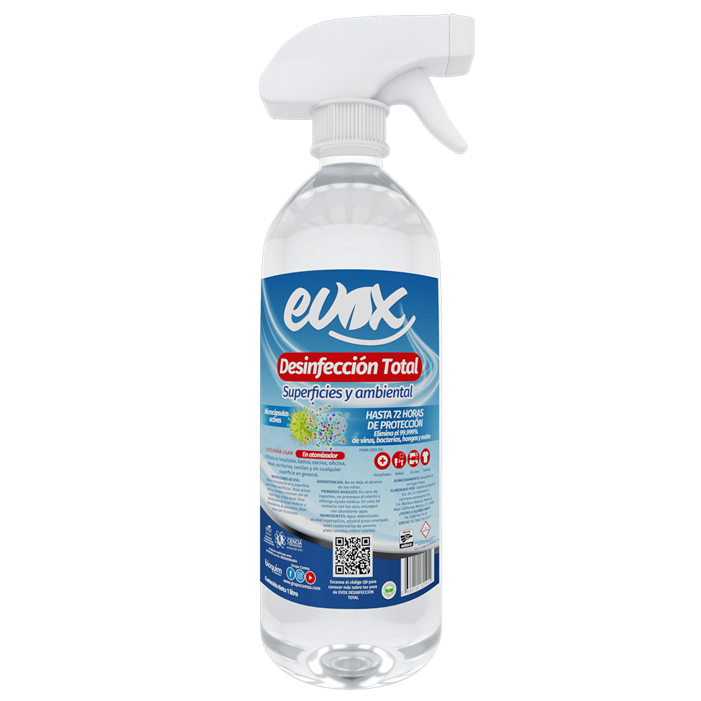 Evox Neutralizador de Olores Desinfectante Citrus 1 Litro – GRUPO COMSA