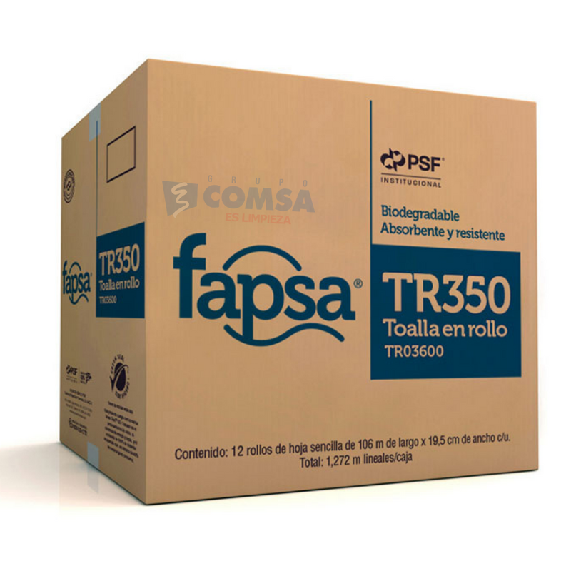 Toalla de Rollo Fapsa TR350 Tissue Caja